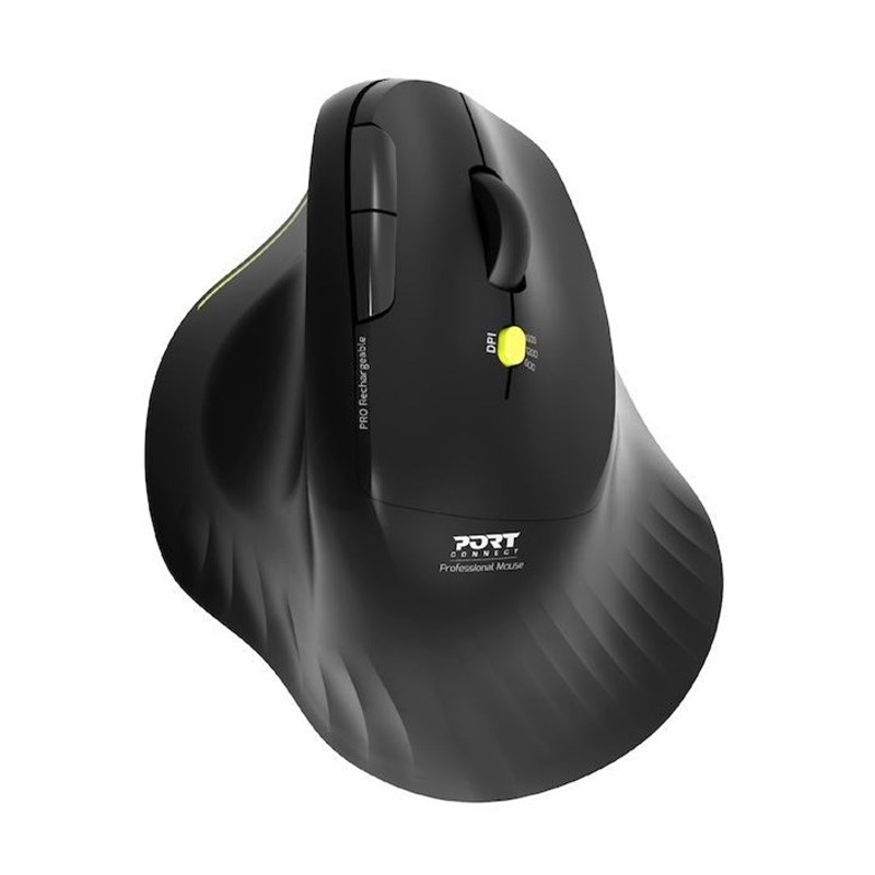 Myš PORT CONNECT Ergo Soft černá