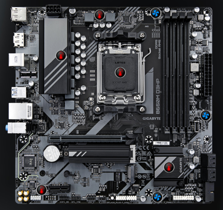 Základní deska GIGABYTE B650M D3HP