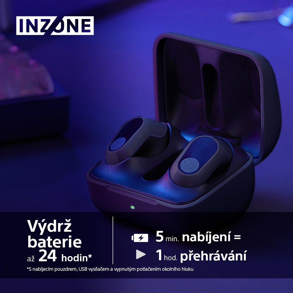 Sluchátka Sony Inzone Buds černá Sony Inzone Buds, černá