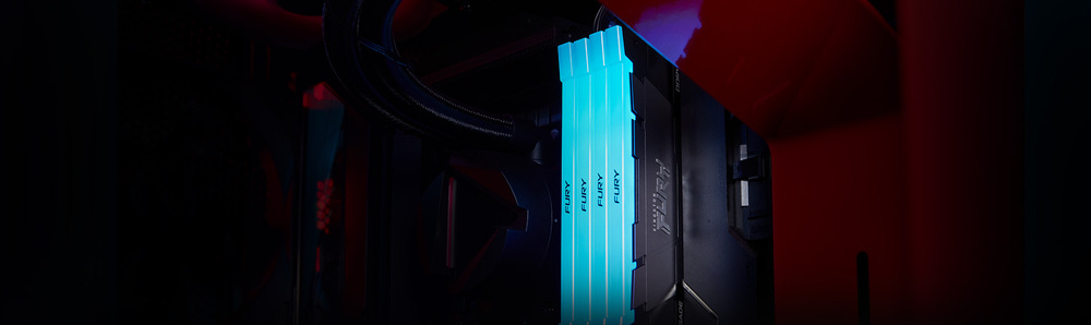 DIMM Kingston FURY Renegade RGB DDR4 32 GB (1× 32 GB) (KF436C18RBA/32)