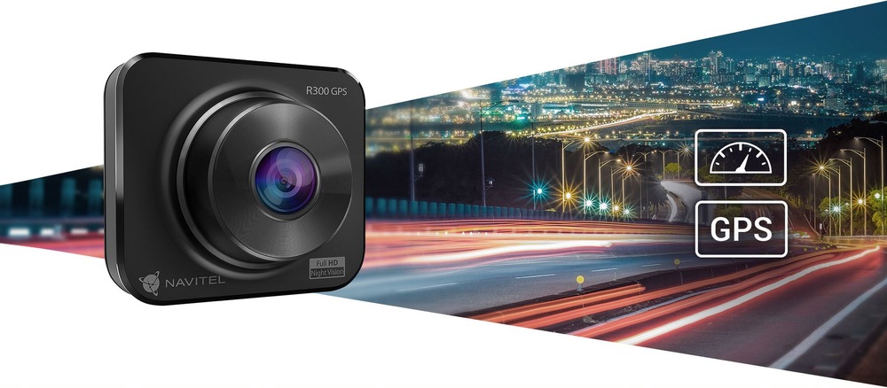 Autokamera NAVITEL R300 GPS černá Autokamera NAVITEL R300 GPS černá