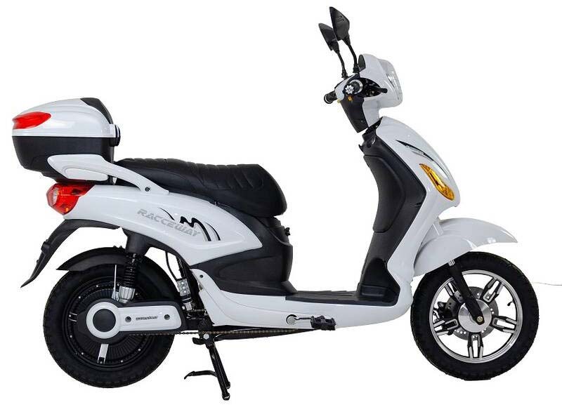 Elektroskútr RACCEWAY E-MOPED černý 12Ah Elektroskútr RACCEWAY E-MOPED černý 12Ah