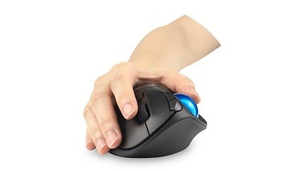 Trackball KENSINGTON Pro Fit Ergo TB450 EQ černá/modrá Trackball KENSINGTON Pro Fit Ergo TB450 EQ černá/modrá