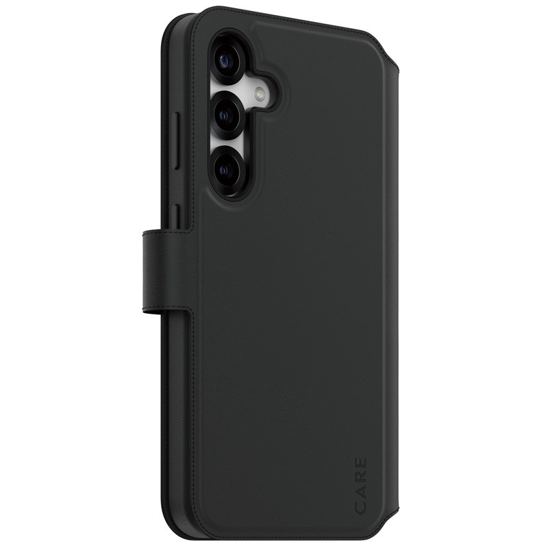 Pouzdro na mobil flipové PanzerGlass CARE Tango 2v1 Qi na Samsung Galaxy S25+ černé