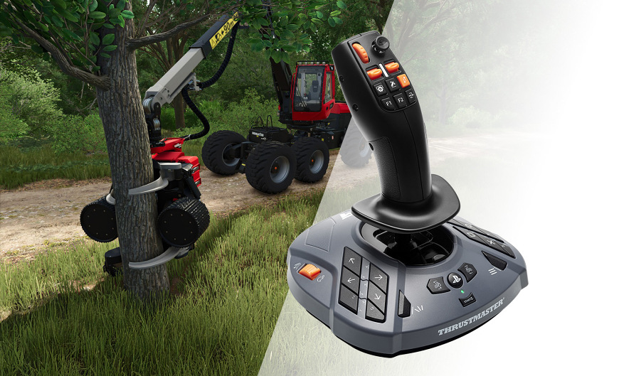 Joystick SimTask s programovatelnými tlačítky