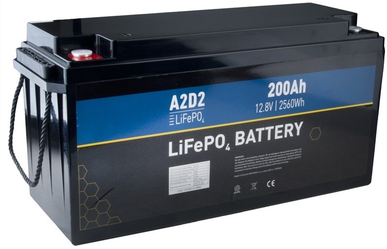 Akumulátor Avacom A2D2 baterie LiFePO4 12,8V 200Ah M8 (Gotion cells)