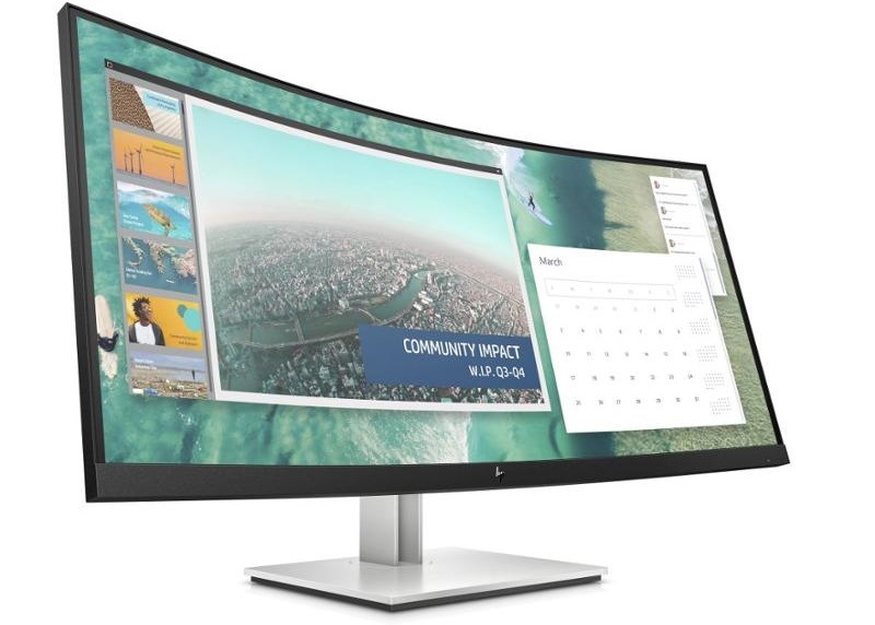 Monitor HP E344c Curved černý/stříbrný Monitor HP E344c Curved černý/stříbrný