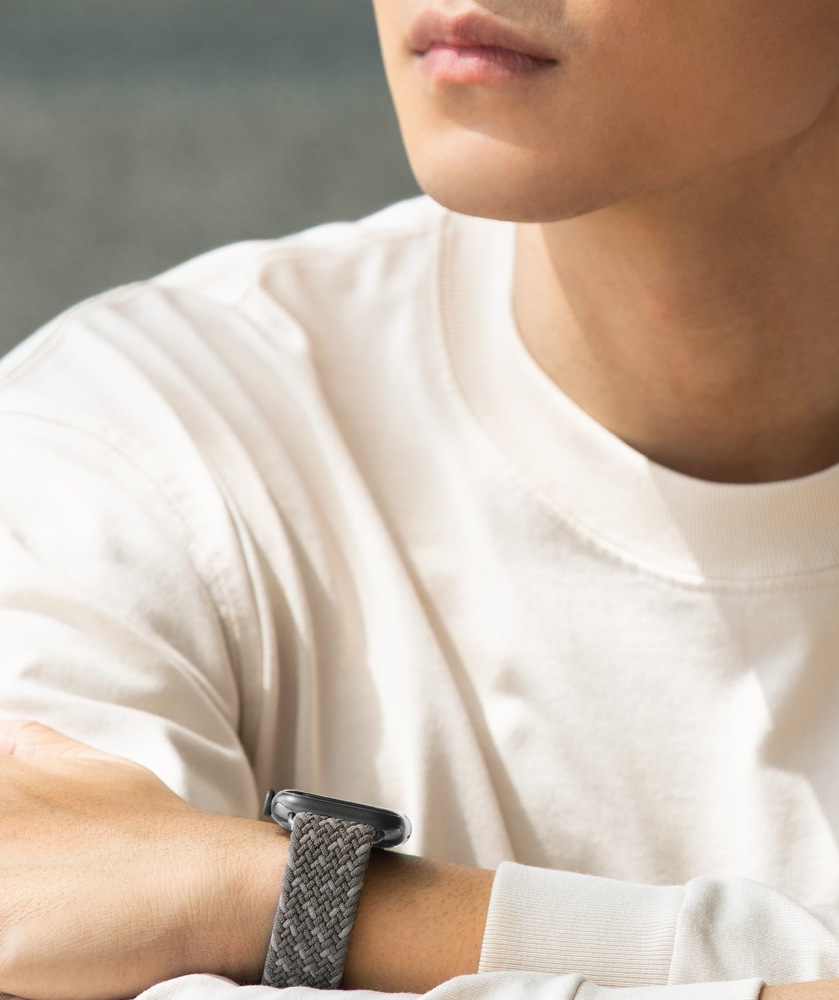 Řemínek Uniq Aspen Designer Edition na Apple Watch 42/44/45/49mm šedý Řemínek Uniq Aspen Designer Edition na Apple Watch 42/44/45/49mm šedý