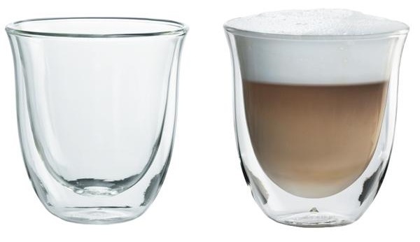 Skleničky na cappuccino De'Longhi 2 ks