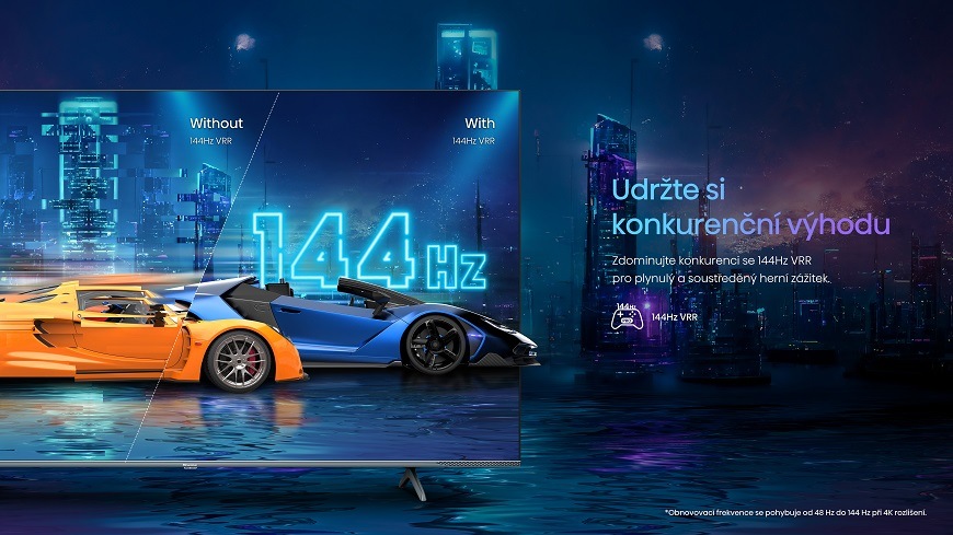Televize Hisense 75E7KQ PRO Televize Hisense 75E7KQ PRO, 144 Hz