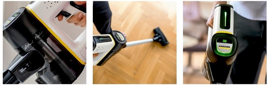 Tyčový vysavač Kärcher Signature Line VC 7 Cordless bílý Tyčový vysavač Kärcher Signature Line VC 7 Cordless bílý