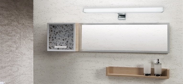 Nástěnné svítidlo Top Light Oregon H60, 9W, 900lm, IP44, neutrální bílá bílé/chrom Nástěnné svítidlo Top Light Oregon H60, 9W, 900lm, IP44, neutrální bílá bílé/chrom