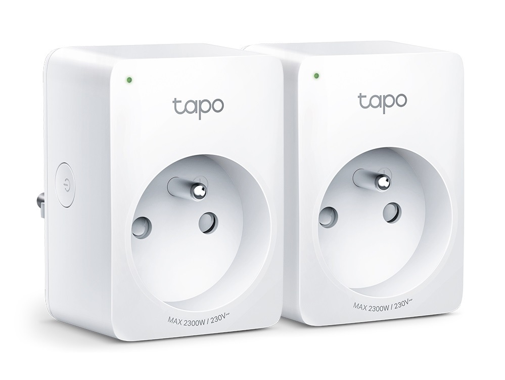 Chytrá zásuvka TP-Link Tapo P100, 2ks bílá Chytrá zásuvka TP-Link Tapo P100, 2ks bílá