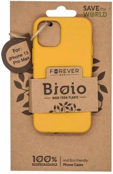 Kryt na mobil Forever Bioio na Apple iPhone 13 Pro Max žlutý