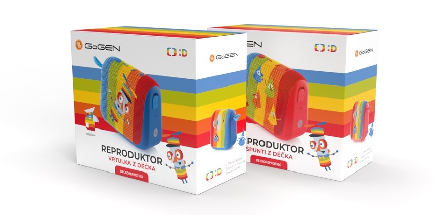 Přenosný reproduktor GoGEN DÉČKO TRIO R červený Přenosný reproduktor GoGEN DÉČKO TRIO R červený