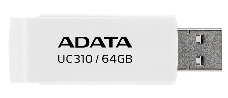 USB Flash ADATA UC310 64GB bílý