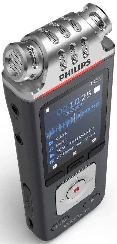 Diktafon Philips DVT6115 černý/stříbrný