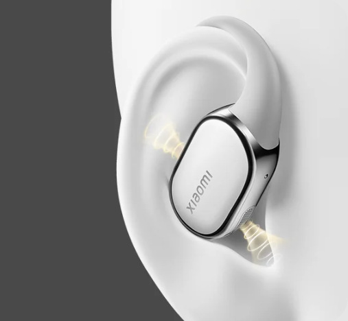 Sluchátka Xiaomi OpenWear Stereo Pro šedá Ucho se sluchátkem Xiaomi OpenWear Stereo Pro