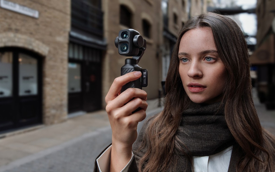 Outdoorová kamera DJI Osmo Pocket 4P Vlog Combo černá DJI Osmo Pocket 4P spoléhá na velký 1" snímač