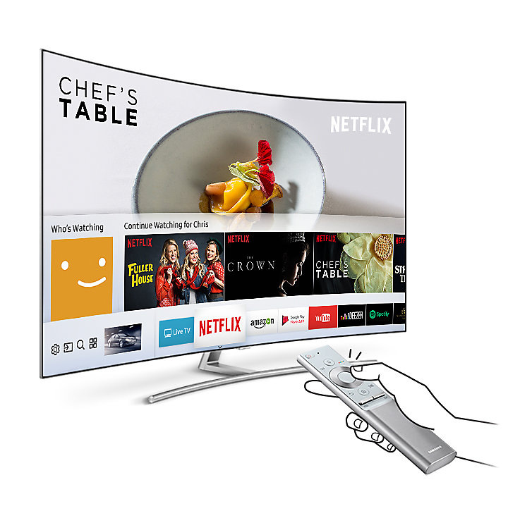 Televize Samsung QE75Q8 stříbrná