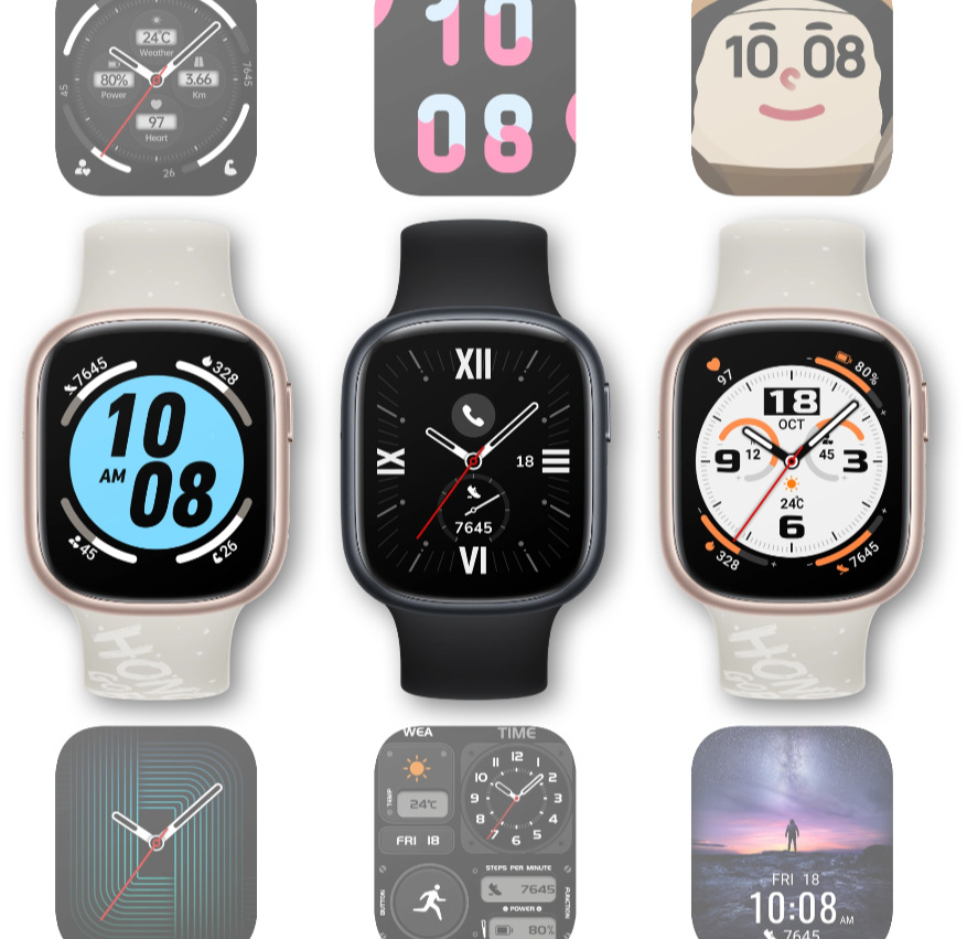 Chytré hodinky HONOR Watch 4 zlaté