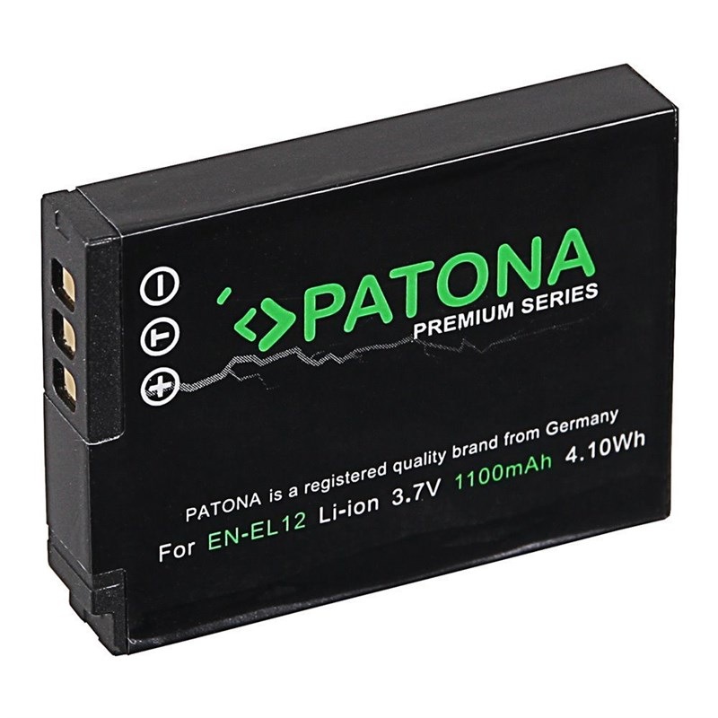 Baterie PATONA pro Nikon EN-EL12 1100mAh Li-Ion Premium