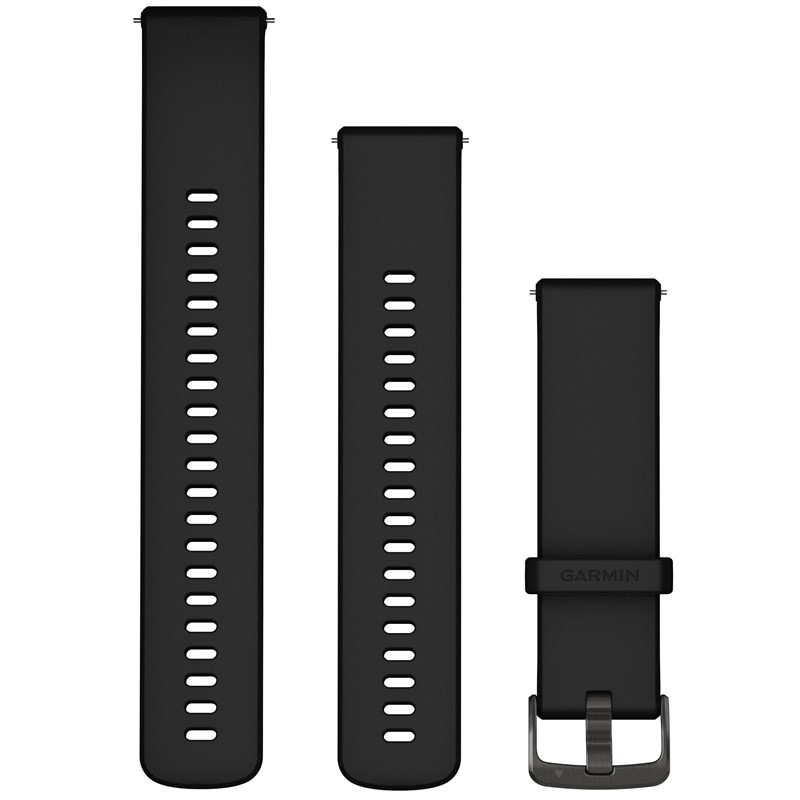 Řemínek Garmin Quick Release (22 mm), silikonový černý