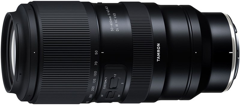 Objektiv Tamron 50-400mm F/4.5-6.3 Di III VC VXD (Nikon Z) černý