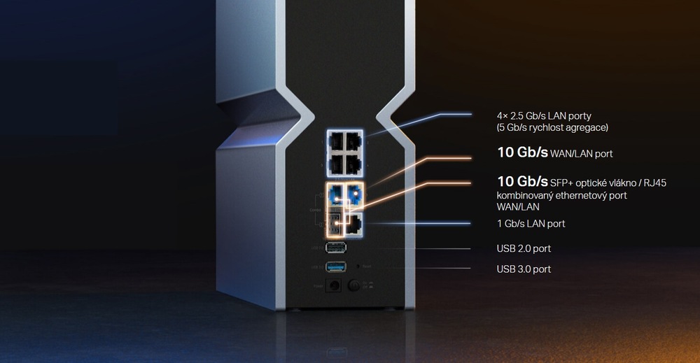 Router TP-Link Archer BE900, BE24000 černý