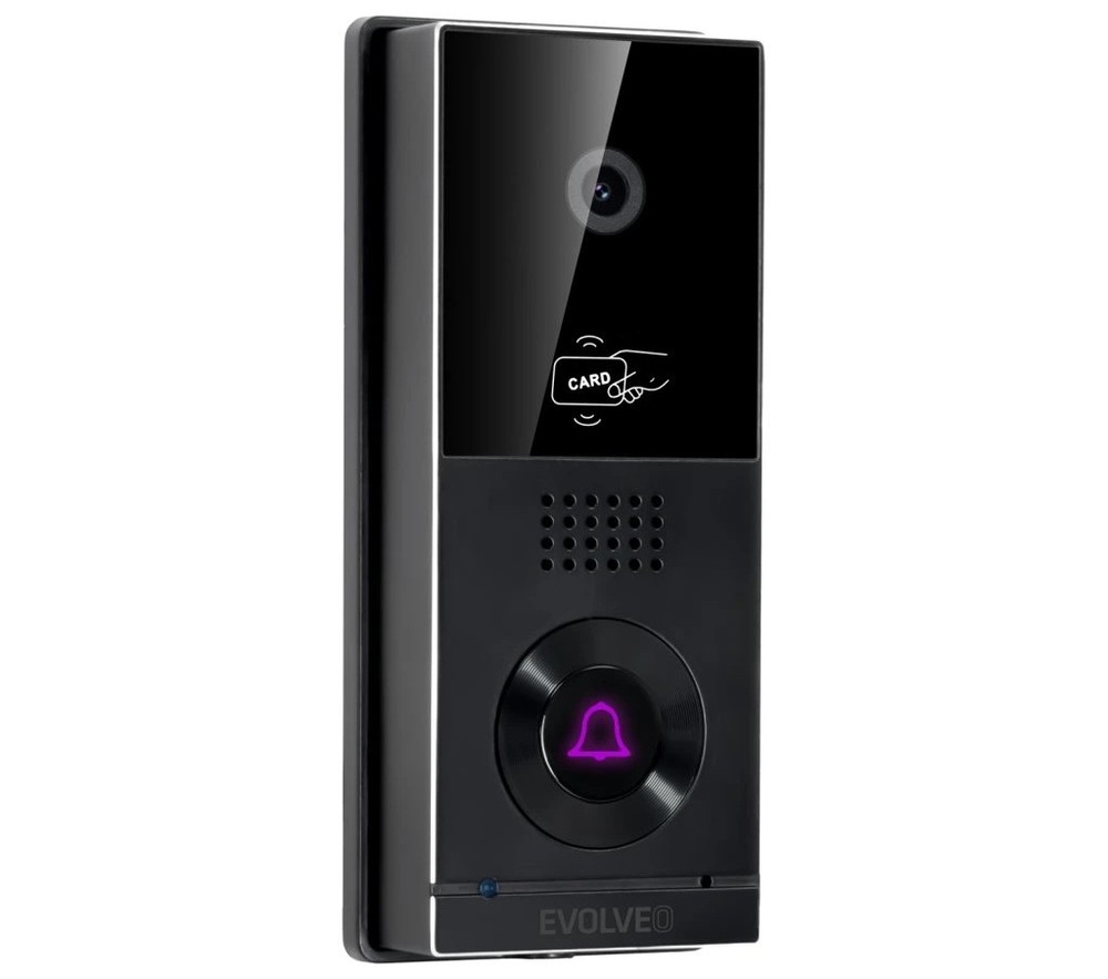Dveřní videotelefon Evolveo DoorPhone AHD10 - černý/stříbrný