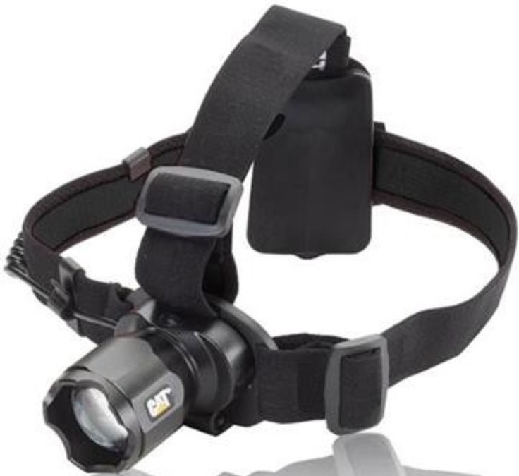 Čelovka Caterpillar CT4200, CREE LED, 120 lm - černá