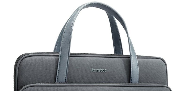 Brašna na notebook tomtoc Premium Briefcase na 14" MacBook Pro (2021) šedá Brašna na notebook tomtoc Premium Briefcase na 14" MacBook Pro (2021) - šedá