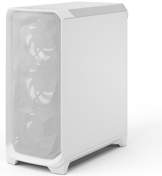 Case FRACTAL DESIGN Meshify 3 TG černá Detail obrázku boční strany skříně.
