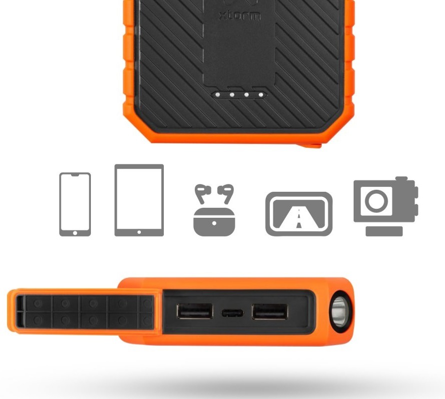 Powerbanka Xtorm Rugged 10 000mAh černá/oranžová Powerbanka Xtorm Rugged 10 000mAh černá/oranžová