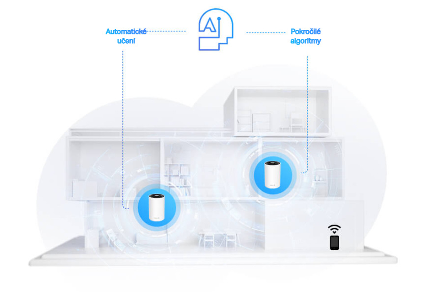 Komplexní Wi-Fi systém TP-Link Deco XE75 Pro Wi-Fi 6E ( ks) bílý