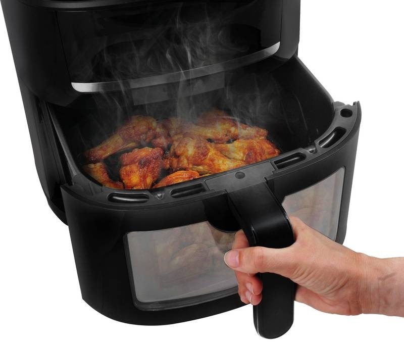 Fritéza horkovzdušná Rohnson R-2834 SmartChef XL Wi-Fi 8 l černá