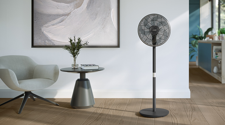 Ventilátor stojanový Philips Series 3000 CX3550/01 černý Ventilátor stojanový Philips CX3550/01 Series 3000