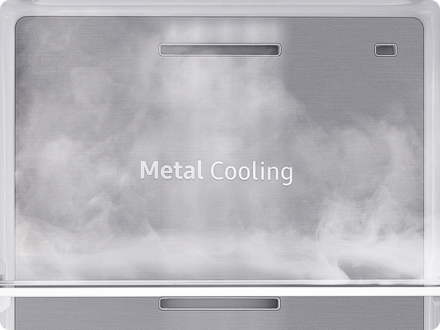 Americká lednice Samsung RS70F65KETEO stříbrná Kovový panel Metal Cooling