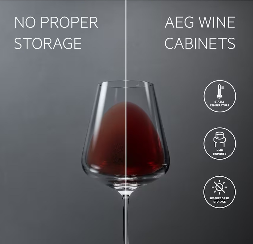 Vinotéka AEG Mastery AWUS020B5B černá Vinotéka AEG Mastery AWUS020B5B černá