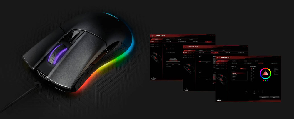 Myš Asus ROG Gladius II Origin černá