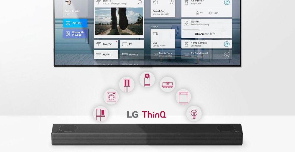 Soundbar LG SN7Y černý