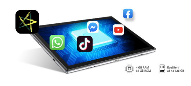 Dotykový tablet iGET BLACKVIEW TAB G8 šedý Dotykový tablet iGET BLACKVIEW TAB G8 šedý