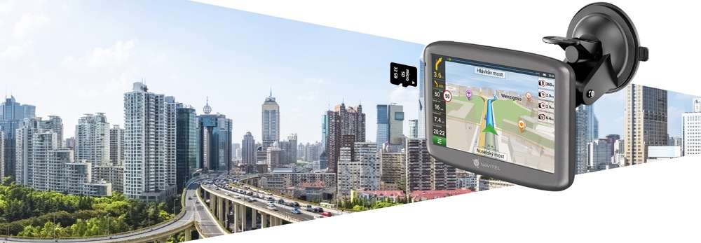 Navigační systém GPS NAVITEL E501 Lifetime šedá Navitel E501