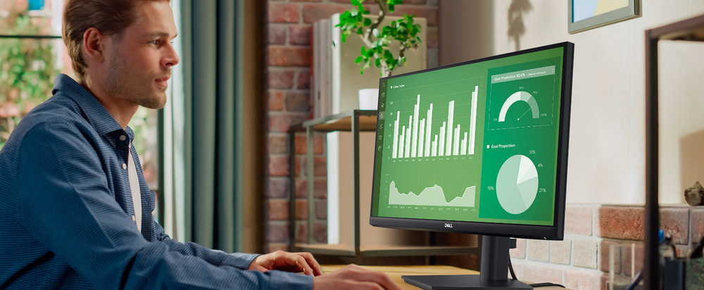 Monitor Dell E2724HS černý Monitor Dell E2724HS černý
