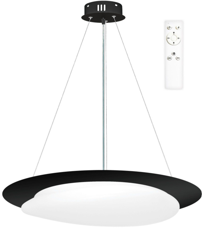 Závěsné svítidlo Top Light Stone CZ RC - černé