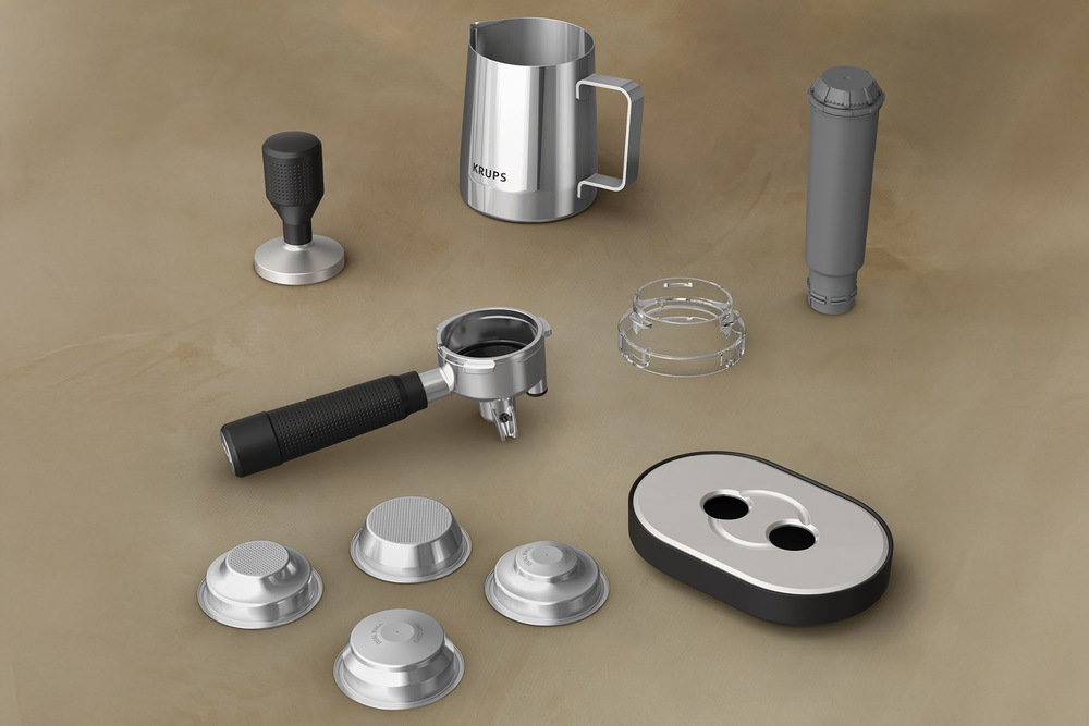 Pákový kávovar Krups XP801T10 Precision nerez Pákový kávovar Krups XP801T10 Precision nerez