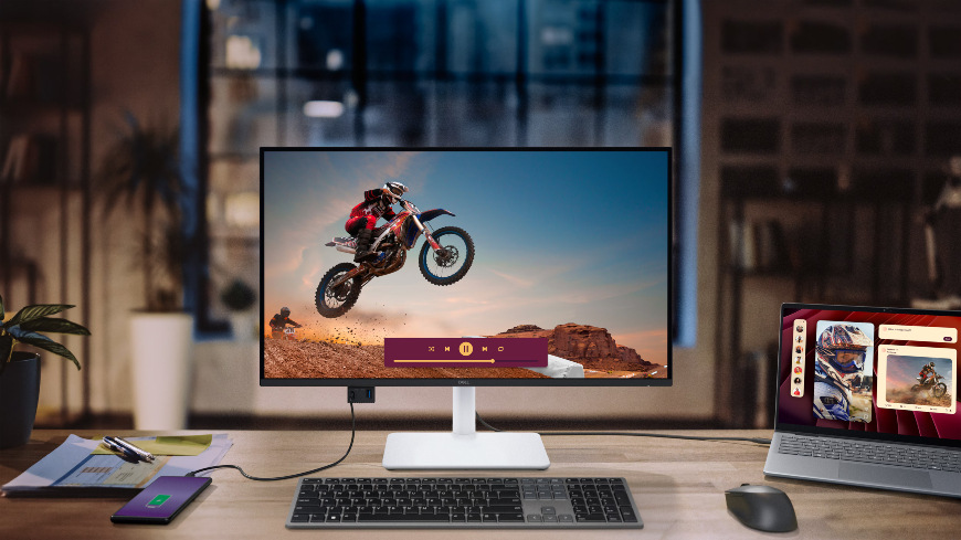 Dell S2725QC, černá/stříbrná
