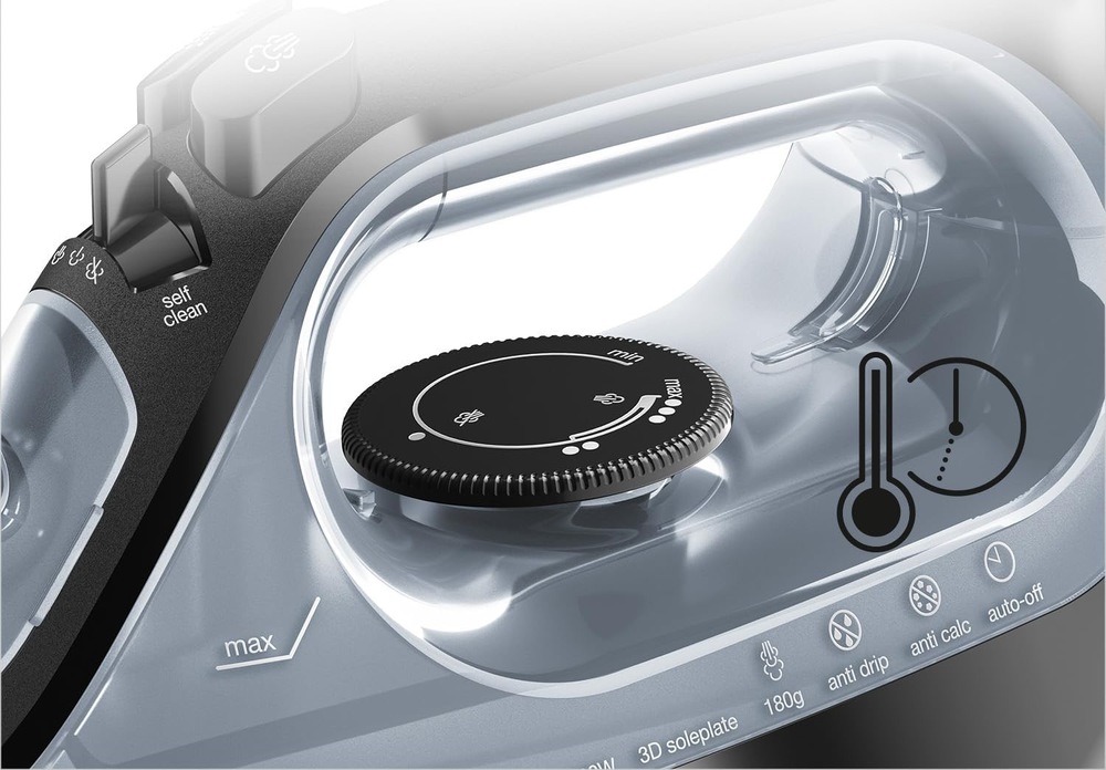 Žehlička Braun TexStyle 3 SI3055BK černá Žehlička Braun TexStyle 3 SI3055BK černá