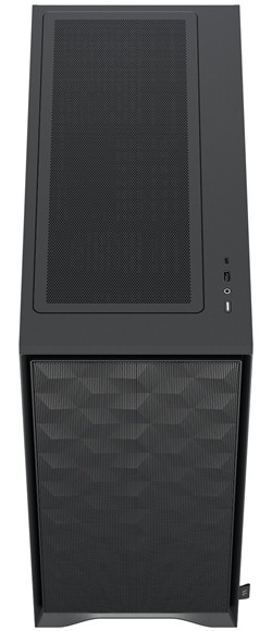 Case FRACTAL DESIGN Pop 2 Air Solid černá Detail obrázku PC skříně.