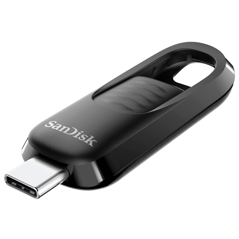 USB Flash SANDISK Ultra Slider 128 GB černý